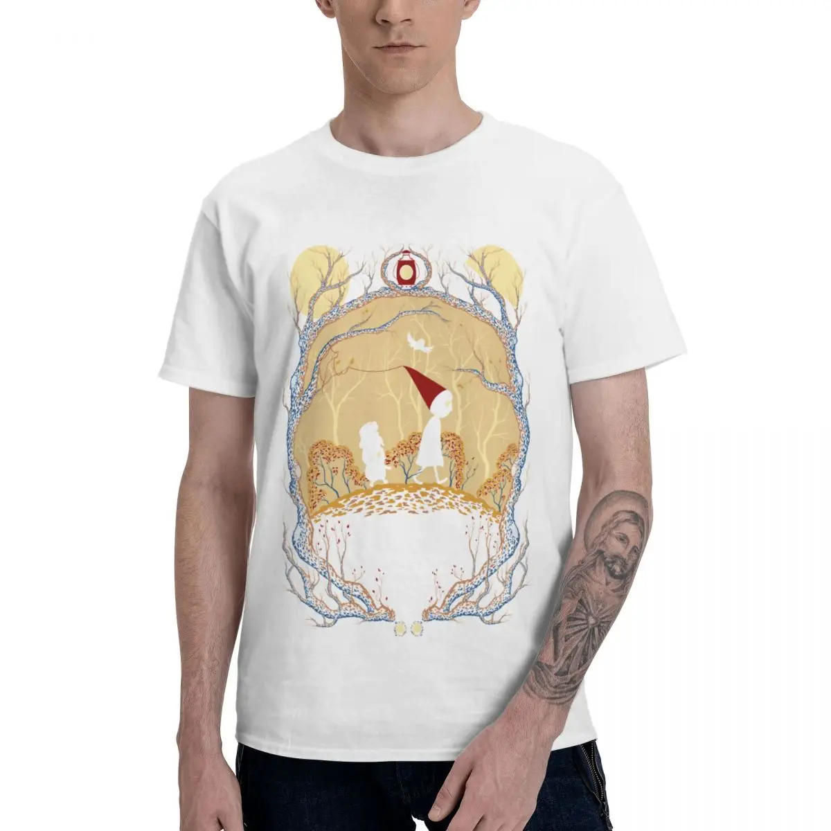

Journey T-Shirts 100% Cotton Crewneck Men's T Shirts Short Long Sleeve Plus Size Gift Tees Clothes Four Seasons US Size