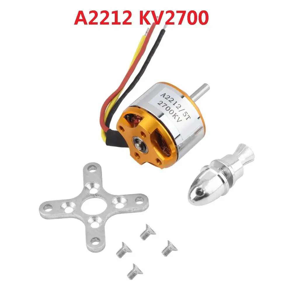 1 шт. A2212 бесщеточный мотор 930KV 1000KV 1400KV 2200KV 2700KV для RC самолета мульти-коптер внешний