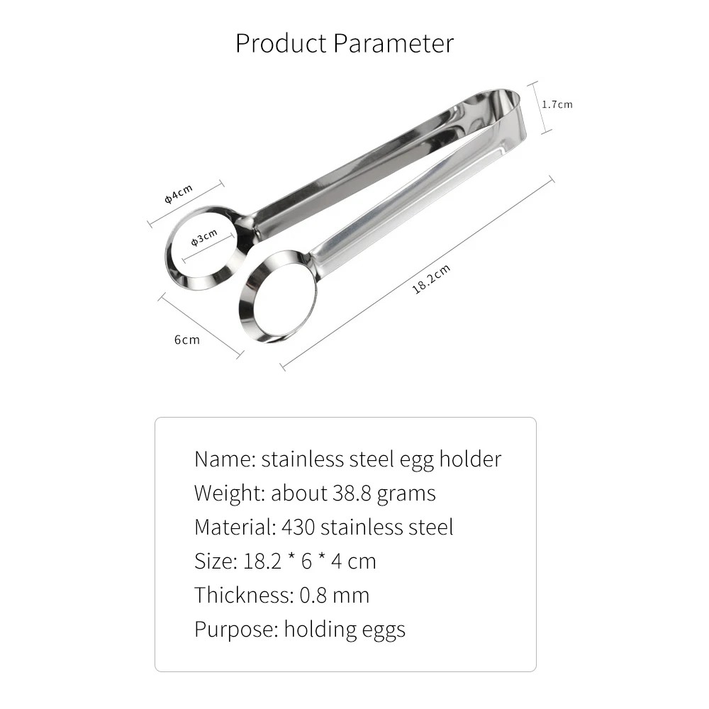 Маленькие пищевые щипцы зажим для вареных яиц приготовления мяса Сервировочные