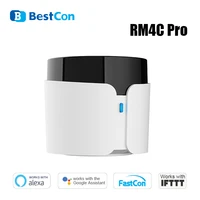 broadlink rm4c pro rm4 smart home mini wifi rf remote controller for home appliances voice control timer with alexa google home