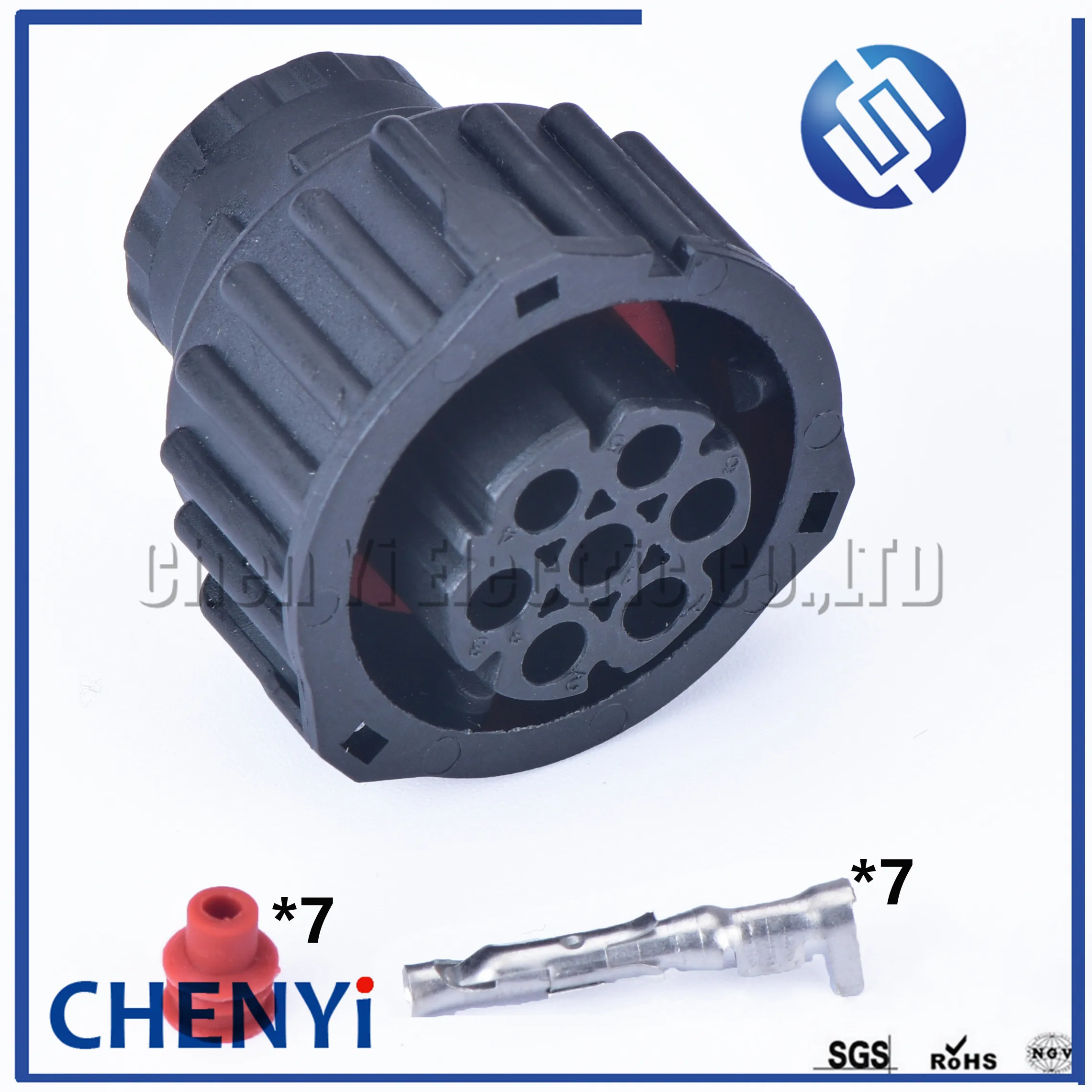 1 комплект 7pin 5 мм BU STE KPL круговой DIN Корпус Женский Разъем 968421 967650 1с кабельной