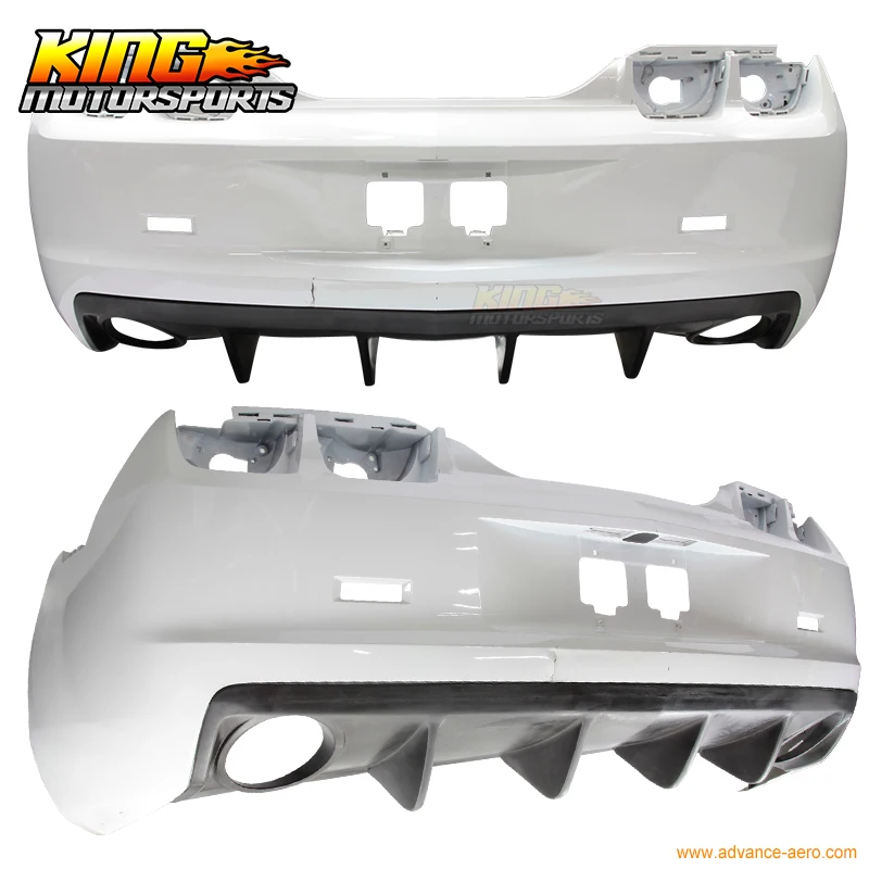 Подходит для 2010-2013 2012 Chevy Camaro OE Shark Fin диффузор губа на задний бампер-полиуретан