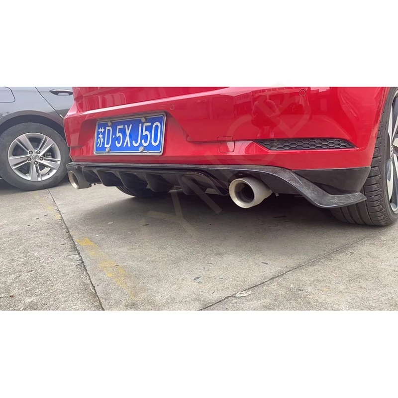 Высококачественный Автомобильный задний бампер для Volkswagen Golf 7 5 GTI MK7.5 TCR диффузор
