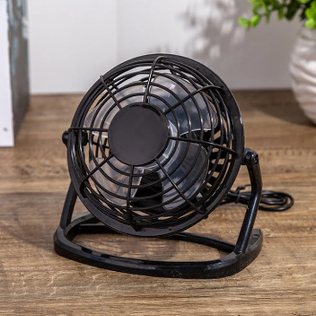 

Mini USB Portable Electric Fan Adjustable Tabletop Fan 4 Inch Low Noise Cooling Fan