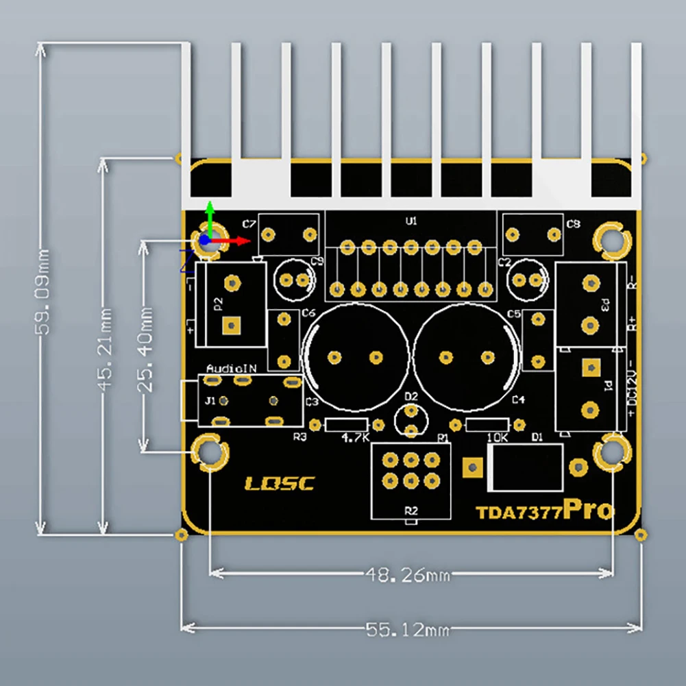 Стерео аудио усилитель модуль 30 Вт + двухканальный мини доска усиления DIY
