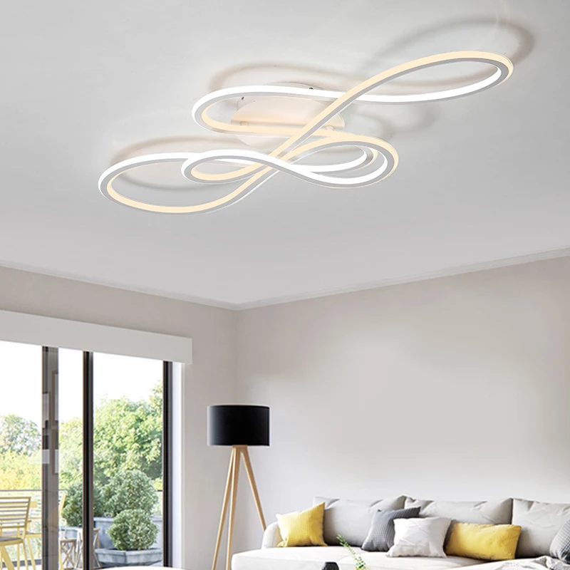 

Double Glow modern led Chandelier for living room bedroom lamparas de techo dimming ceiling lamp fixtures kitchen lights