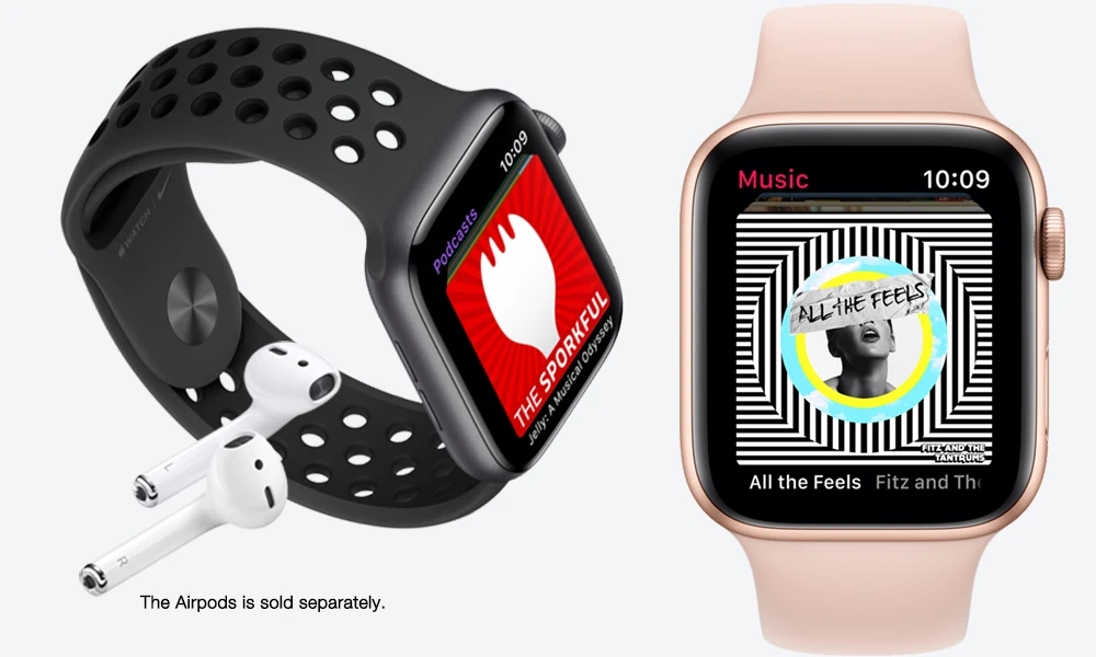 Новинка, Apple Watch Series 5, только для Wifi, алюминиевый спортивный браслет SmartExercise, ЭКГ HeartRhythmSensor, HearingProtect TrackCycle WithoutPhone