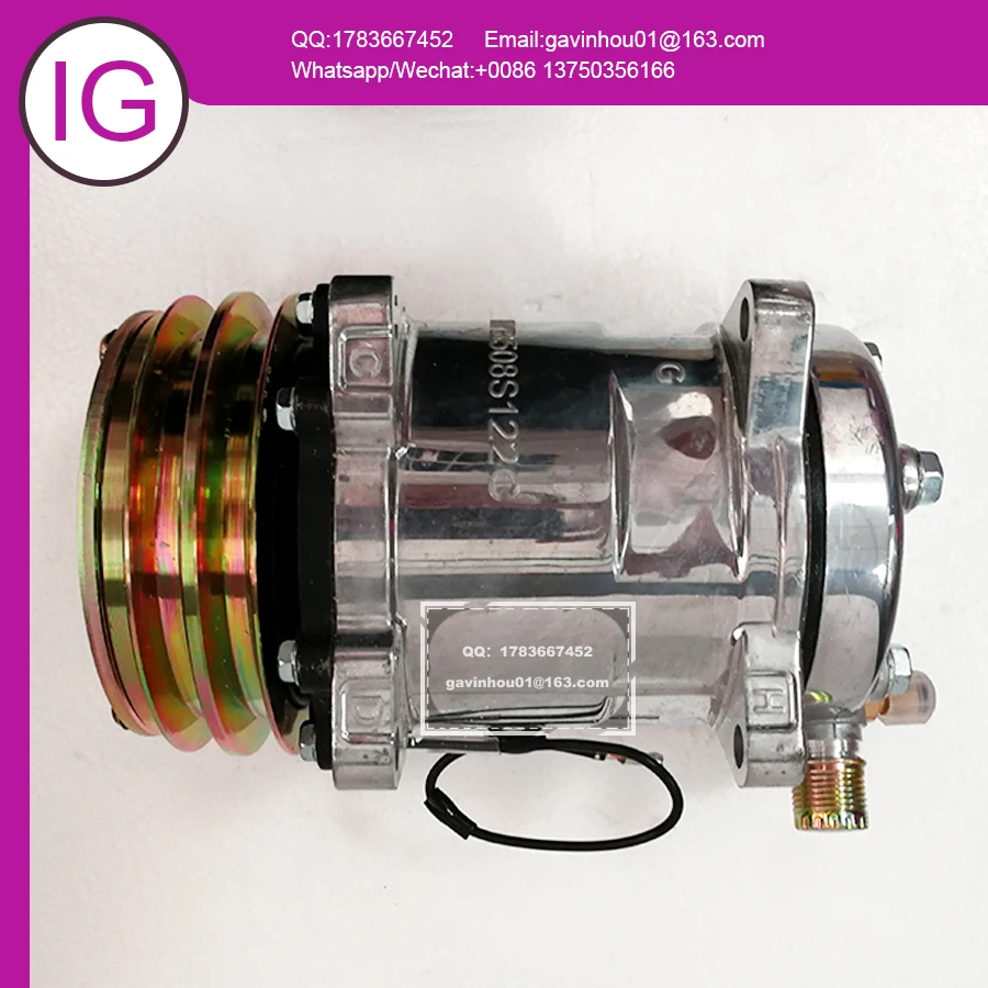 Для фототехники 5h14 sanden 508 SD508 тягач экскаватор тяжелый грузовик 12V / 24V 2 Groove V Blet