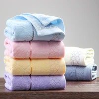 3474cm pure cotton soft absorbent thickened face wash towel plain wrapped jacquard household face wash towel