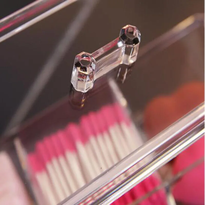 Органайзер для макияжа коробка хранения косметики пластиковый органайзер ящик