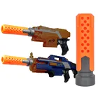 Глушитель серии N-strike Elite для Nerf, уличная Веселая игрушка для страйкбола, оранжевый, черный, улучшенное украшение передней трубки