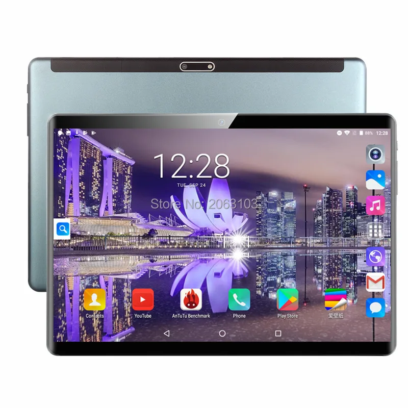 2020 Бесплатная доставка Android 9 0 планшетный ПК Tab Pad 10 дюймов ips 8 ядер 6 ГБ ОЗУ 64 Гб ПЗУ