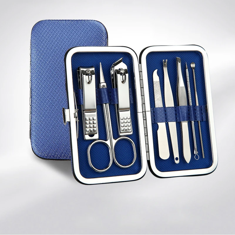 Набор инструментов для маникюра и педикюра 8 шт./компл. из нержавеющей