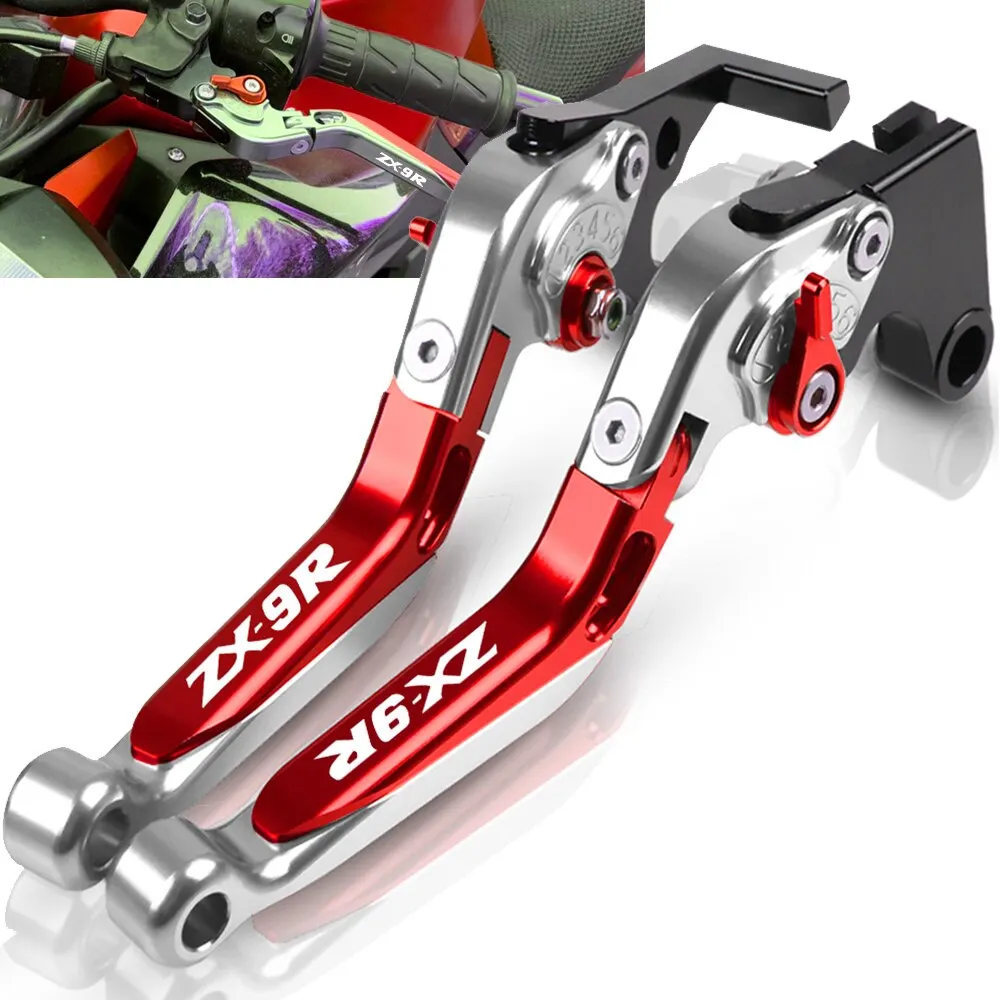 

For Kawasaki NINJA ZX-9R ZX9R 1998-1999 Motorcycle Accessories CNC Adjustable Extendable Foldable Brake Clutch Levers ZX 9R