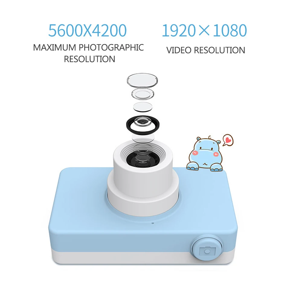 HD мини камера для детей Мультяшные игрушки обучающие подарки на Рождество 12