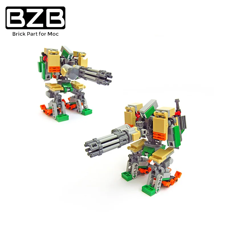 

BZB MOC OWL Robot SST Lab E54 Fortress Creative Building Block Model Bricks Home Decoration 65928 Kids Brain Game DIY Toys Gifts