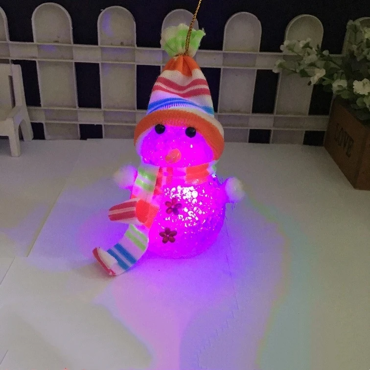 Рождественские украшения для дома рождественской елки светящиеся куклы