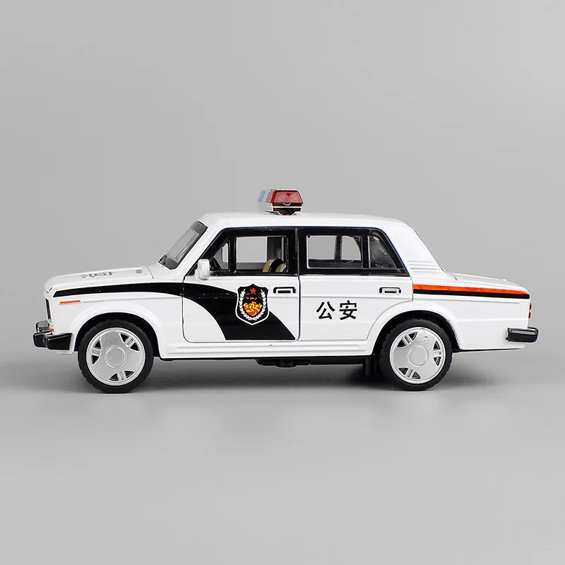 1:32 высококлассная имитация полицейского автомобиля Radha светильник вые и
