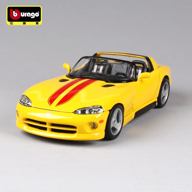 Bburago 1:18 Dodge VIPER RT автомобиль сплав модель автомобиля моделирование автомобиля украшение коллекция Подарочная игрушка Литье под давлением модель игрушка для мальчиков