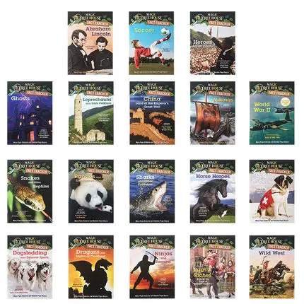 40 Books/Set Magic Tree House Fact Tracker Original English Reading Children's Story Books | Канцтовары для офиса и дома