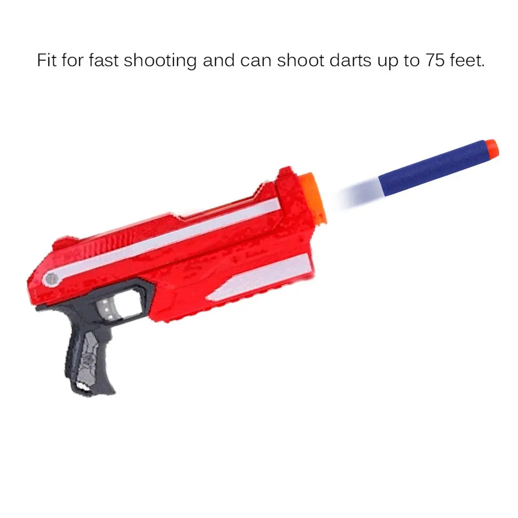 Juego de dardos blandos de pistola de juguete para ni&ntilde;os, repuesto de cabeza redonda, esponja, Arma de juguete para ni&ntilde;os, 100-1