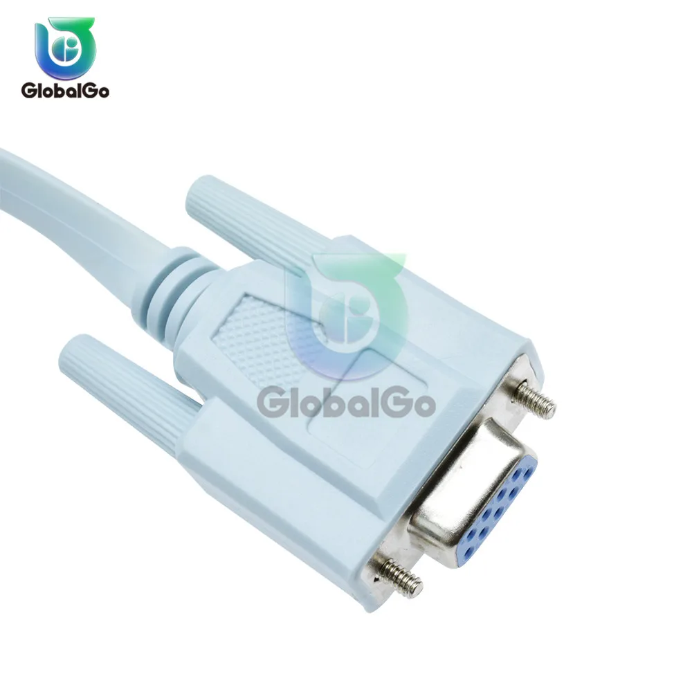 DB9 RJ45 в RS232 модуль последовательного преобразования кабель 9Pin Женский сетевой