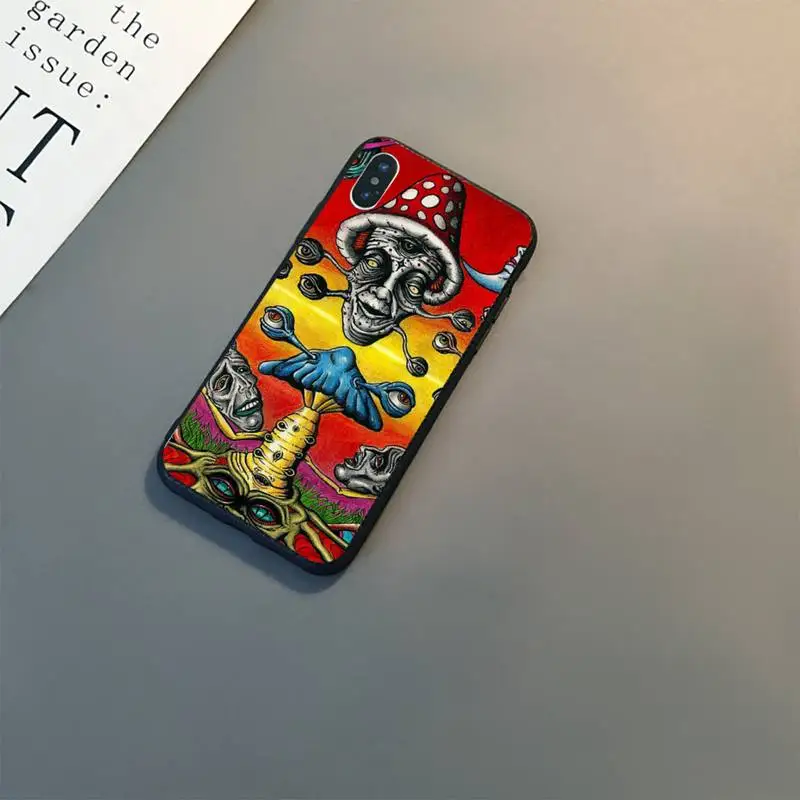 Colourful Psychedelic Trippy Art Phone Case z for iphone 13 11 8 7 6S 7 plus 8 plus X XS MAX 5 5S XR 12 11 Pro max se 2020 Case