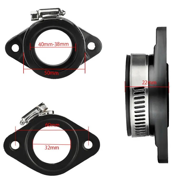 Впускной адаптер мотоциклетного карбюратора Внешняя защита для PWK 32 мм 34