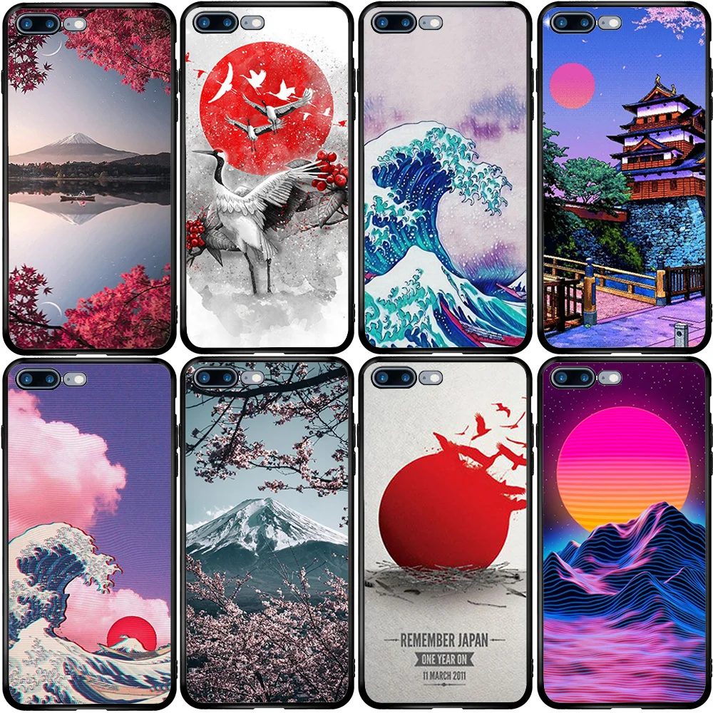 Чехол для iPhone 5 5s SE 2020 6 6S 7 8 XS XR 11 12 Oneplus 3 5T 6T 7T Pro Max Plus японский JP Японский