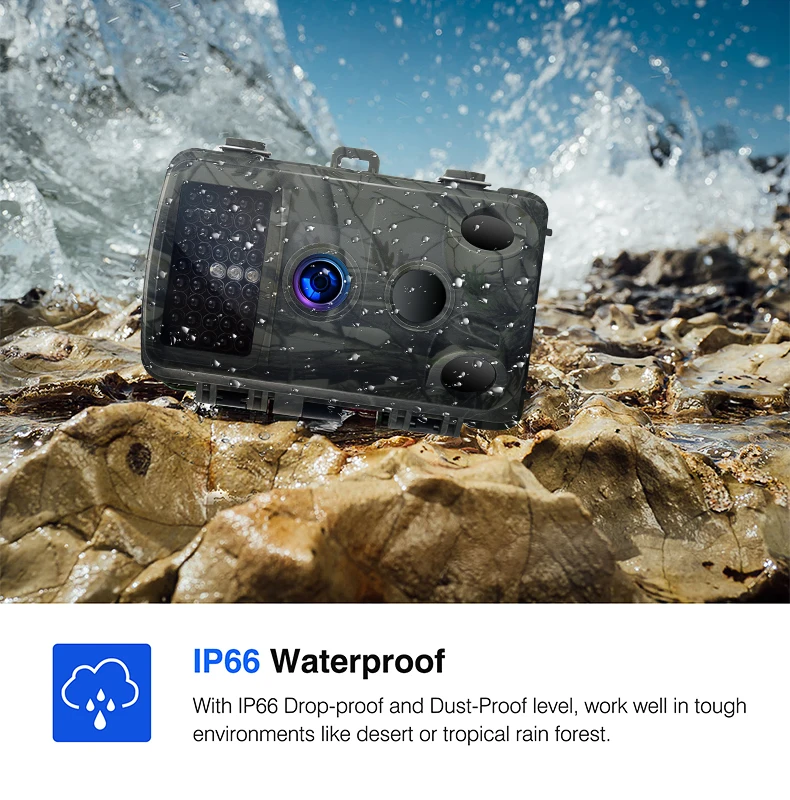 

HH-632 Infrared Camera Outdoor Smart Camera Multi-angle Pet Camera High and Low Temperature Resistant Snapshot Camera Hunting Ca