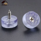 Накладки на ножки для мебели Myhomera ножки для кофейного столика, 20 шт., защитные накладки для прикроватных тумбочек, круглых ножек, Нескользящие ножки из ПВХ