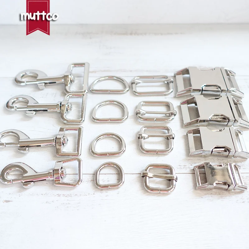 (Металлическая пряжка + Регулируемая кольцо D металлическая застежка для