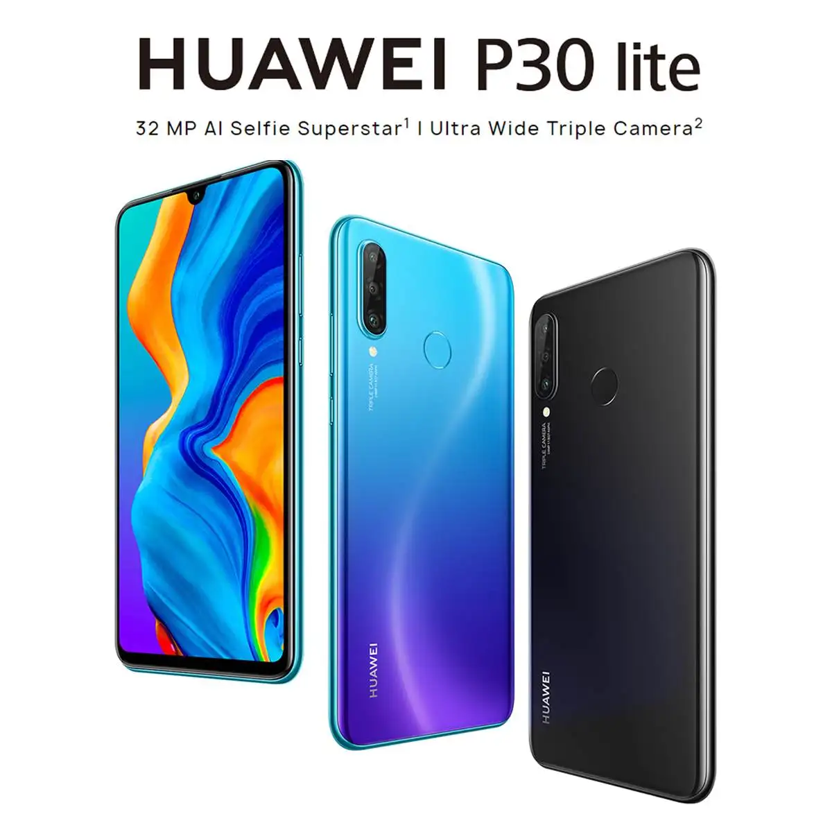 Глобальная версия HUAWEI P30 Lite Nova 4e смартфон 4G 128G 6,1" полноэкранный Android 9,0 Kirin 710 Восьмиядерный 4* камеры