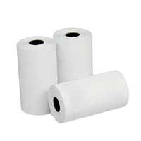 12pcs 57x30mm thermal paper pos cash register receipt roll for 58mm printer adhesive printing paper sticker paper