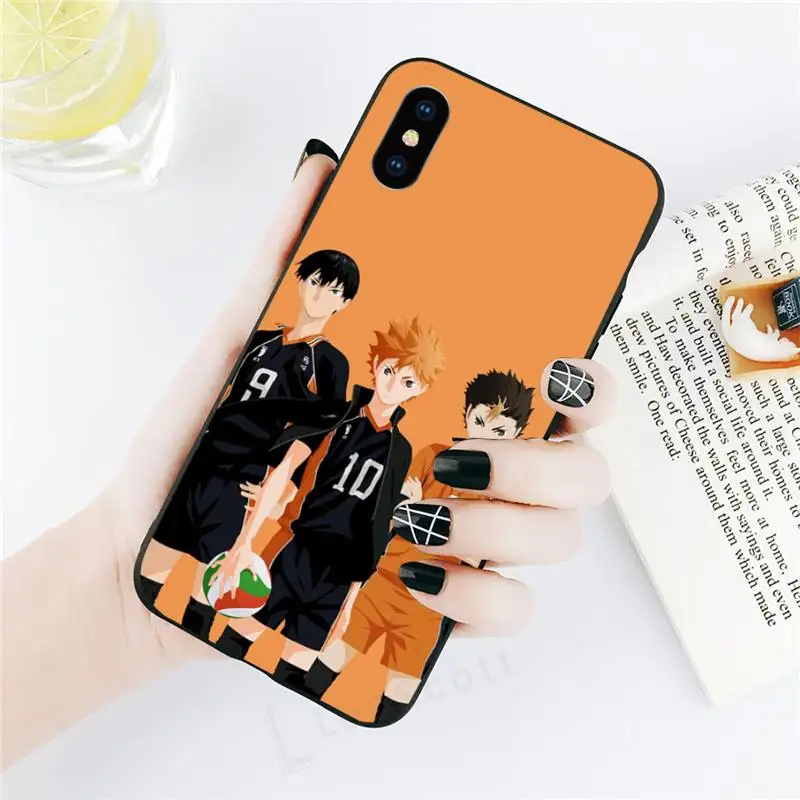 

Haikyuu volleyball Japan anime coque cover funda Phone Case for iPhone 11 12 pro XS MAX 8 7 6 6S Plus X 5S SE 2020 XR