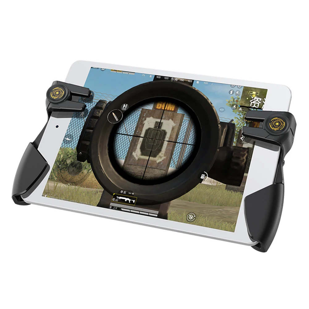 

Мобильный игровой контроллер PUBG для Ipad планшета, шесть пальцев, игровой джойстик, ручка, кнопка прицела, L1R1, шутер, геймпад, триггер