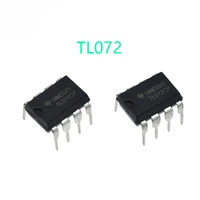 5pcslot integrated circuit tl072cp dip 8 operational amplifiers chip tl072 dip8 op amps dual diy electronic kit