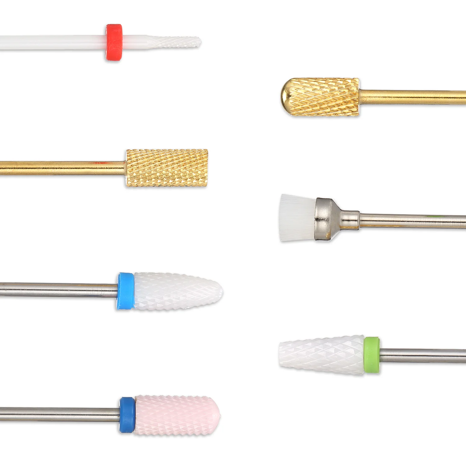 Набор сверл для ногтей 7 шт. сверла инструмент маникюра и педикюра дизайна кисть