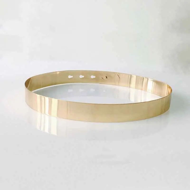 Ремень Эластичный регулируемый с блестками Женский металлический пояс Модный