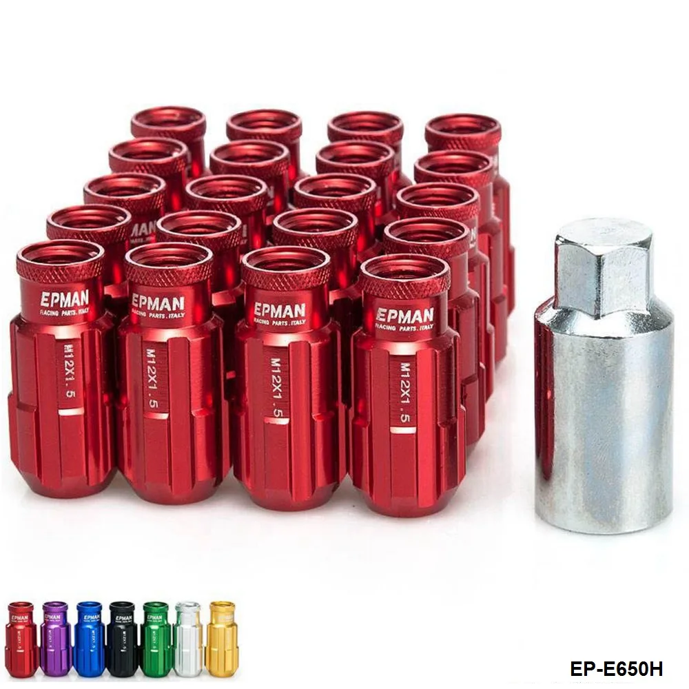 Оригинальные гайки для гоночного колеса M12X1.5/M12X1.25 рабочие с открытым