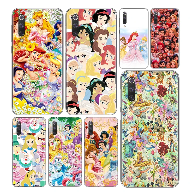 Мягкий силиконовый чехол принцессы для Xiaomi Mi Note 11 11T 11i 10i 10T 10 9 9T SE Lite Pro Ultra телефона