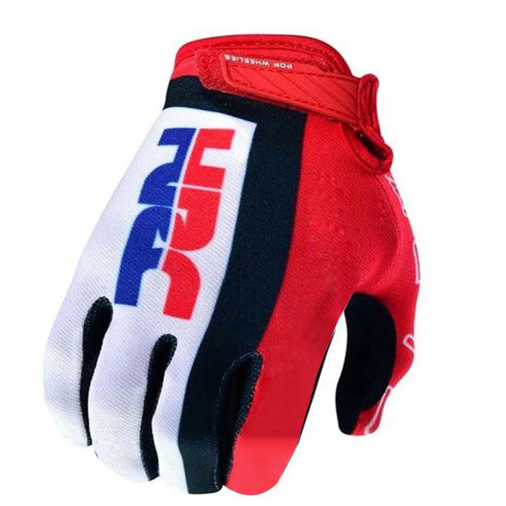 Перчатки мужские с воздушной сеткой HRC красные для Honda Motocross Racing Guantes горного
