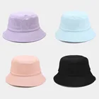 Шляпа-Панама женская, летняя, складная светильник-фиолетовая, розовая, Черная
