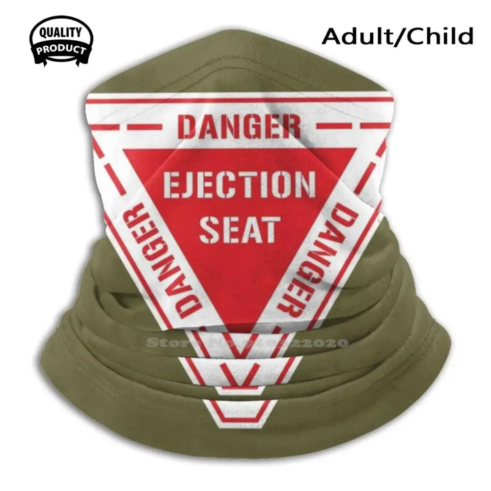 

Ejection Seat Red Cotton Breathable Soft Warm Mouth Mask Air Jet Plane Fast Jet Raf Usaf Air Force Fighter Bomber Warning Sign