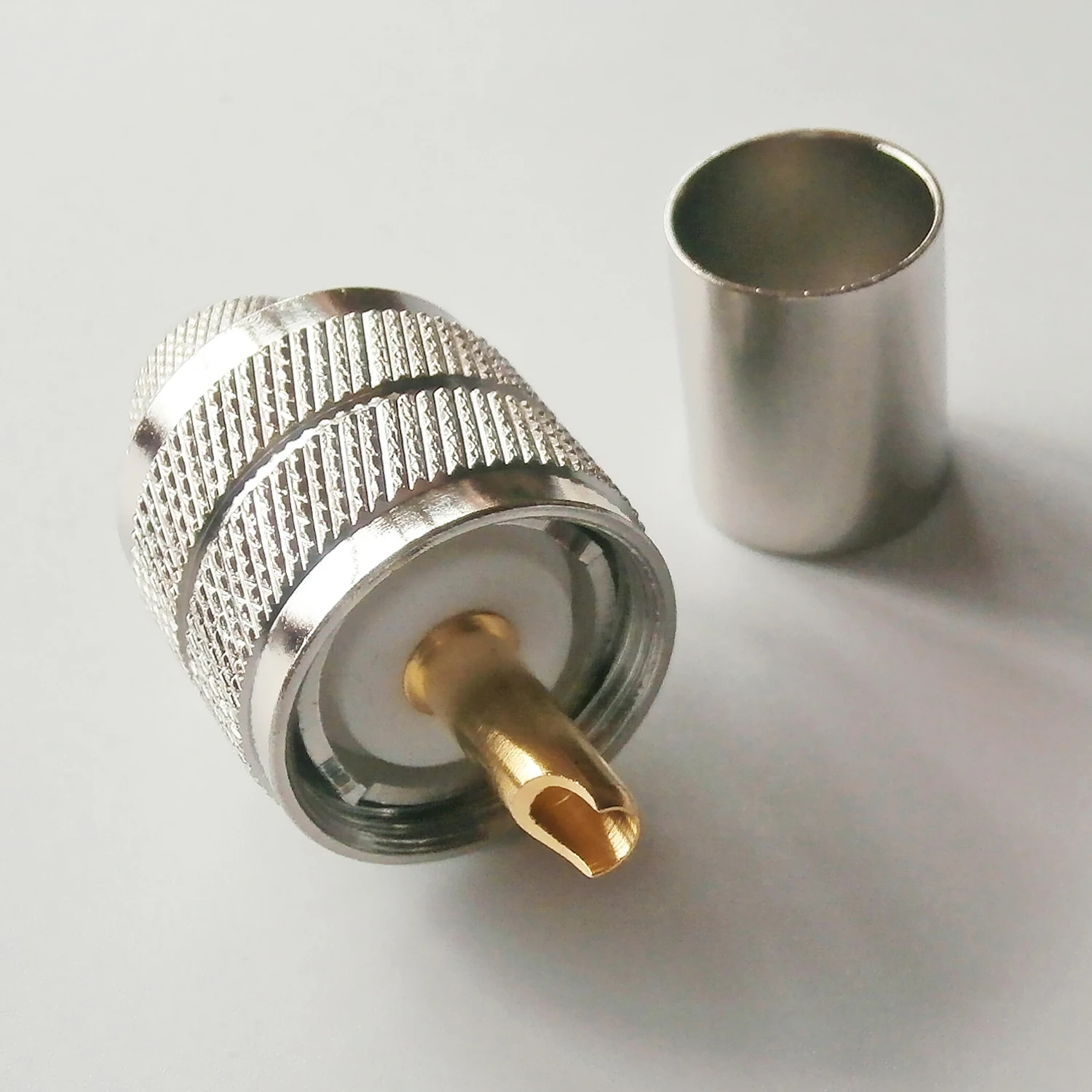 Разъем PL259 PL 259 SO239 SO 239 UHF мужской обжим для кабеля LMR400 RG8 RG213 RG214 RG165 7D FB RF