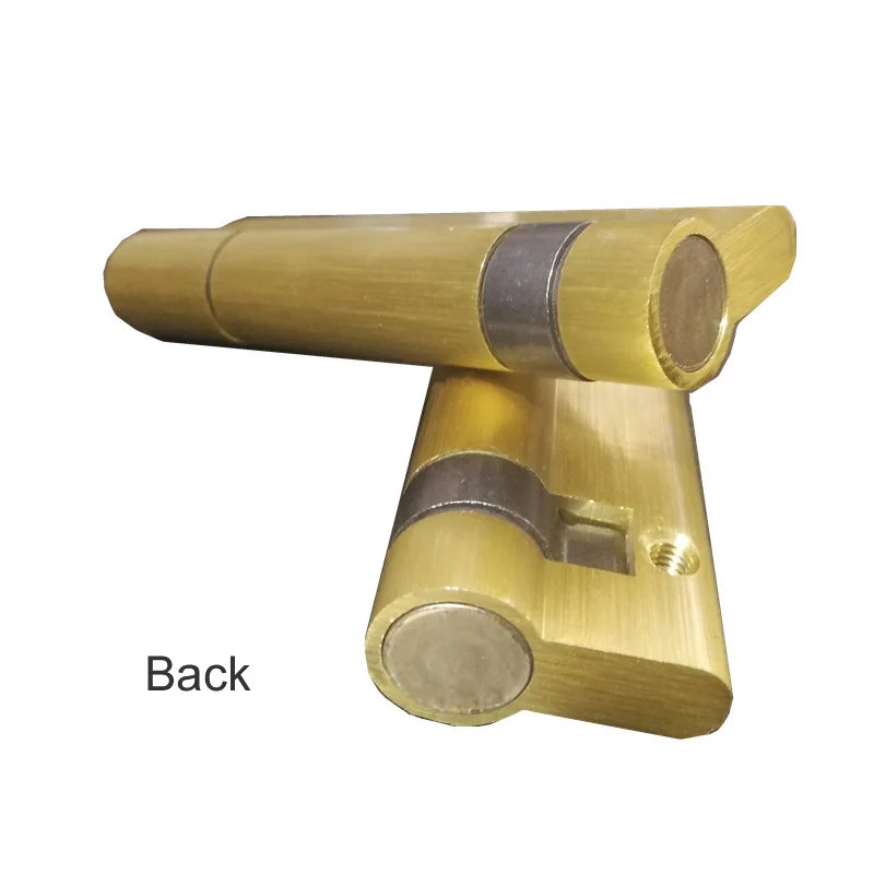 Умный цилиндрический замок с отпечатком пальца медный материал c класс 3 кнопками