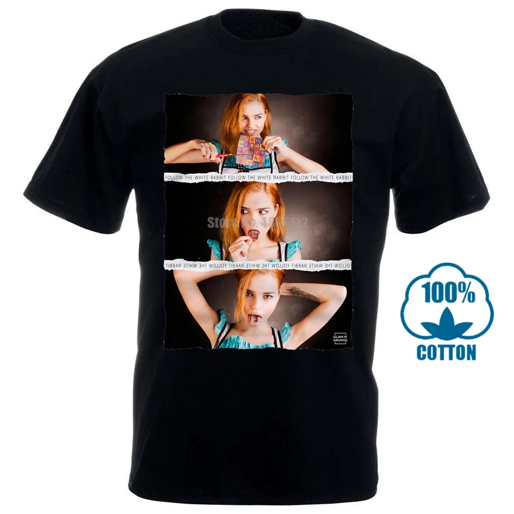 

Alice Wunderland Lsd Trippy Mdmaer Psychedelic Men T-Shirt Lowest Price 100 % Cotton 0427087 011949