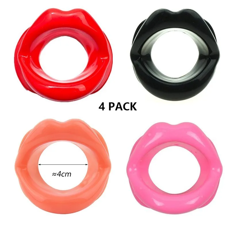 Новинка три цвета сексуальные губы резиновый чехол фиксированный открытый