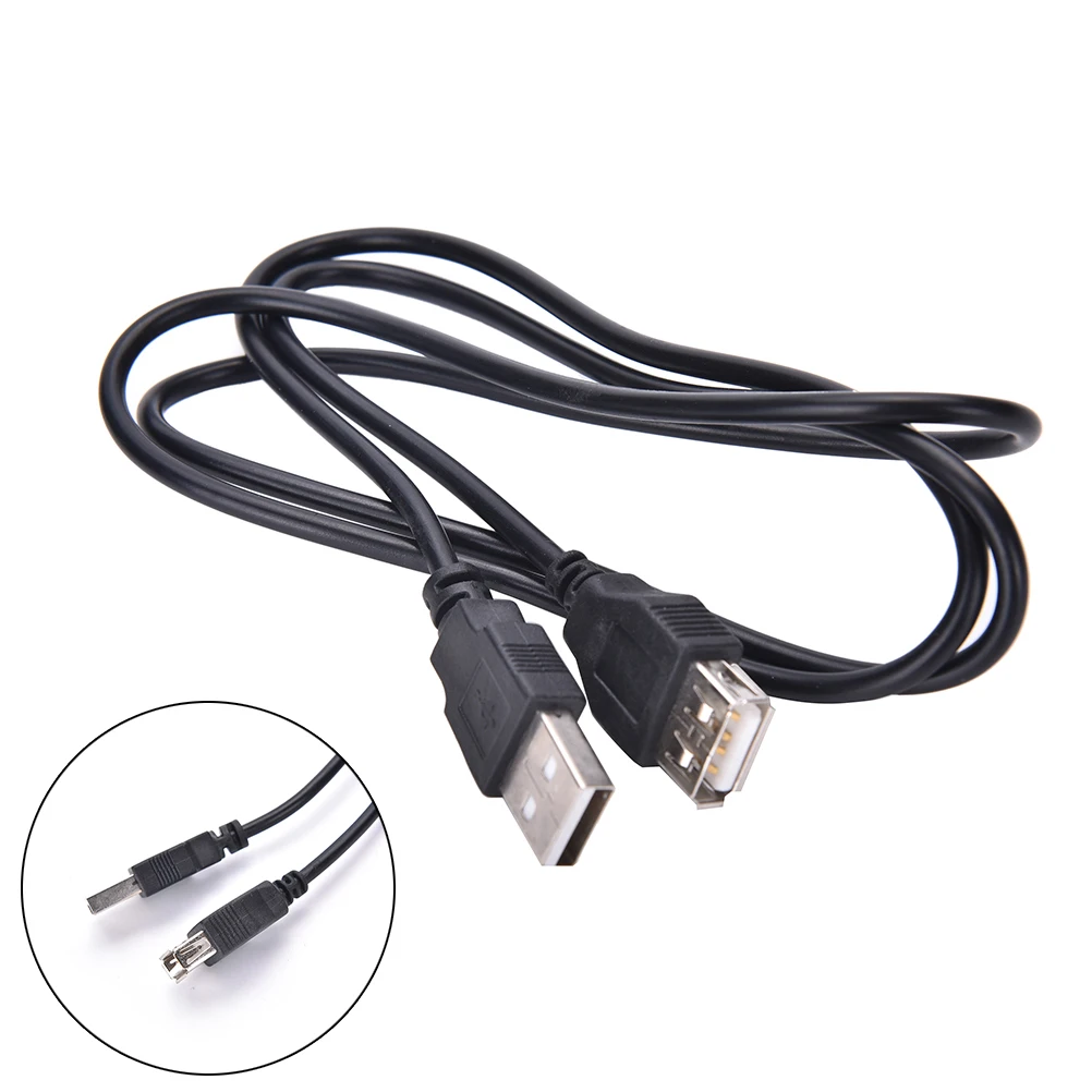 

Удлинительный шнур для принтера HP и сканера, 1 м, USB 2,0 A, штекер-гнездо, адаптер, кабель для передачи данных для Epson, Canon Sharp
