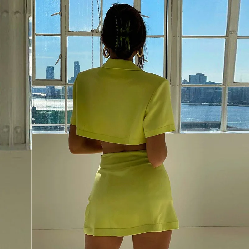 Для женщин комплект из 2 предметов летняя одежда для девочек футболки с короткими